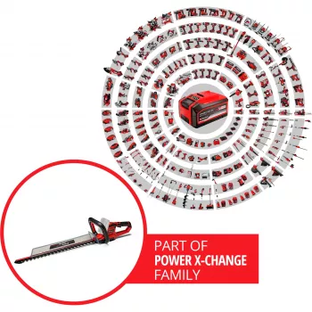 Power X-Change Akku-Heckenschere GE-CH 18/60 Li-Solo, 18 Volt (rot/schwarz, ohne Akku und Ladegerät)
