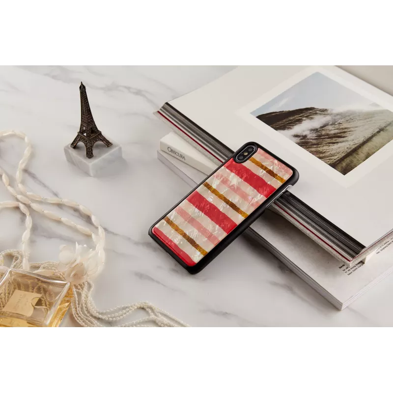 Handyhülle iKins für iPhone XS Max — schwarz, Shortcake-Design