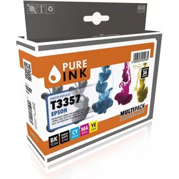 Pure Ink 170745990004 Druckerpatrone Kompatibel Schwarz - Cyan - Magenta - Foto schwarz - Gelb (EPST3357MP5)