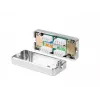 LANBERG Netzwerk-Anschlussdose PLC-6SL1-S, Cat6 S/FTP (S-STP), Silber, 82×35×23 mm