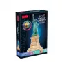 3D Puzzle CubicFun 306-L536H LED Freiheitsstatue Nacht Edition — Modellbausatz mit LED-Beleuchtung