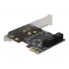 SATA PCI Express x1 Karte DeLOCK 90010 Low-Profile-Formfaktor