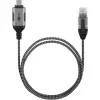 Goobay Ethernet-Kabel USB-C 3.1 auf RJ45 schlank 3 m – verbindet Router, Modem oder (74404)