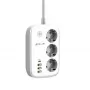 Steckdosenleiste Tellur TLL331521 Smarte WiFi-Steckdosenleiste mit 3 Steckdosen, PD 30W, QC 18W