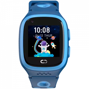 Canyon Kinderuhr ZEFIR KW-49 E-SIM 4G GPS WiFi Video Musik Spiele Englisch lernen, Blau