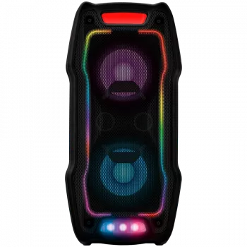 Lautsprecher SVEN PS-730, schwarz (100W, TWS, Bluetooth, FM, USB, microSD, LED-Display, 4400 mAh)