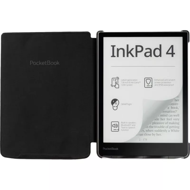 Tablet-Hülle PocketBook H-S-743-CL-WW für 7,8-Zoll-Geräte, durchsichtige Schutzhülle