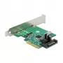DeLOCK PCI Express x4 Karte auf 1 x interner USB 3.2 Gen 2 Key B 20-polig Buchse