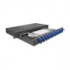 DeLOCK Glasfaser-Spleißgehäuse 67006 Schwarz Metall 482x220x44mm