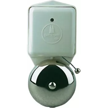 Grothe LTW 3371A 98dB Silber - Weiße Alarmglocke (24091)