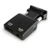 SAVIO CL-145 VGA-zu-HDMI-Konverter, Audio, Full HD, Schwarz