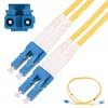 Extralink LC/UPC-LC/UPC Singlemode Duplex Patchkabel 1 m, G.652D, PVC, 3 mm