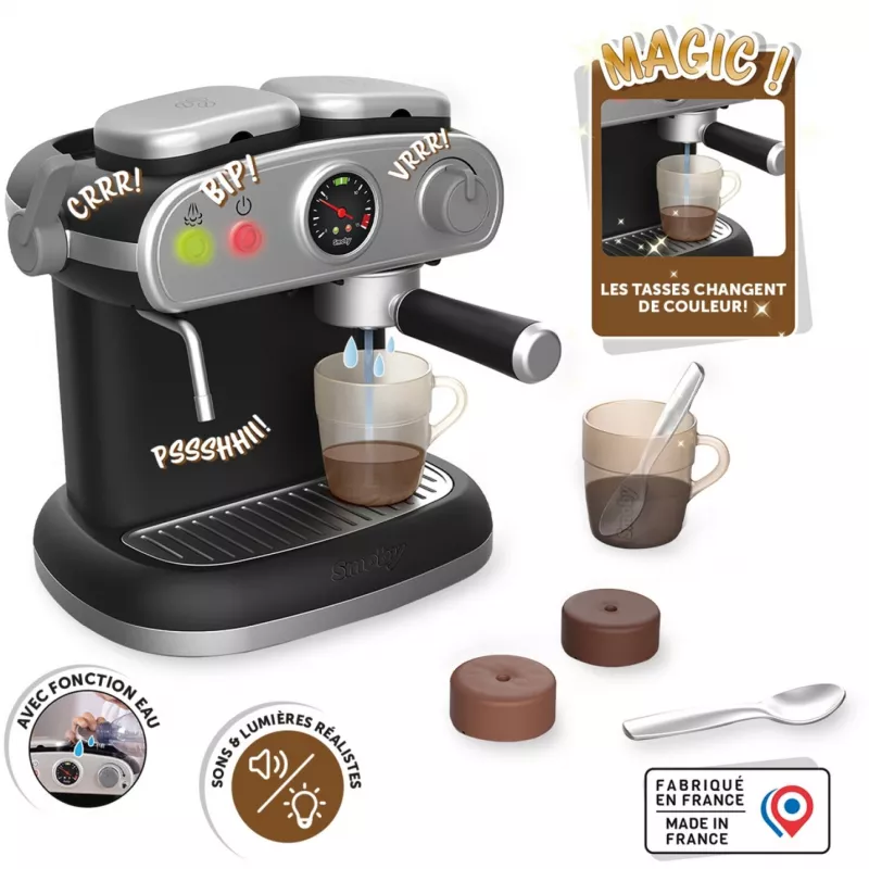 Spielzeug-Kaffeemaschine SMOBY Ekspres do kawy — Kinderspielgerät, interaktives Kunststoffset