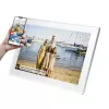 Denver PFF-1515W digitaler Bilderrahmen Weiß 39,6 cm (15,6 inch) Touchscreen Wi-Fi