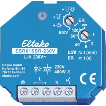 Eltako Stromstoßschalter Unterputz ESR61SSR-230V 1 Schließer 230 V 400 W 1 Stück (61100003)