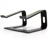 Laptopständer Port Designs 901103 — Aluminium und Schwarz, für Laptops bis 15,6 Zoll, Breite 260 mm, Tiefe 145 mm, Höhe 225 mm