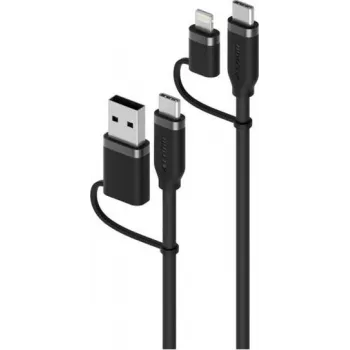 Alogic ELEMENTS SILICONE 4-IN-1 - Kabel - Digital/Daten (ELSI4IN1U2BK1.5)