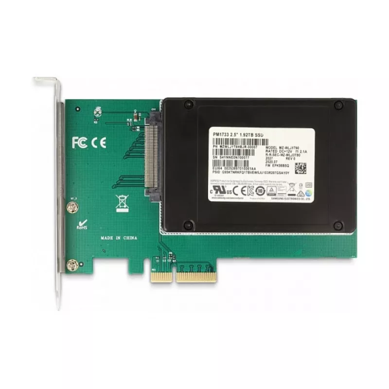 DeLOCK PCI Express x4-Karte auf 1 x interner U.2 NVMe SFF-8639