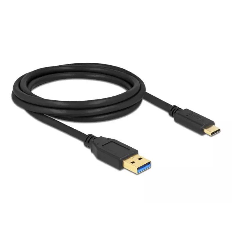 Kabel DeLOCK SuperSpeed USB (USB 3.2 Gen 2) Typ-A auf Typ-C 2 m
