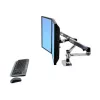 ERGOTRON LX Dual Side-by-Side Arm silber poliertes Aluminium