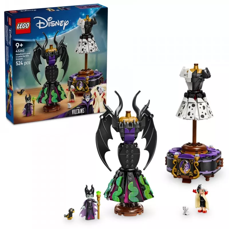 LEGO DISNEY 43262 Maleficents und Cruella de Vils Kleider