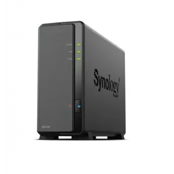 Synology DiskStation DS124 NAS/Storage-Server Desktop Ethernet LAN Schwarz RTD1619B