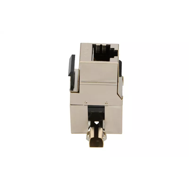 Keystone-Buchse Extralink CAT6 STP RJ45, Buchse, stahlfarben, 1 Stück