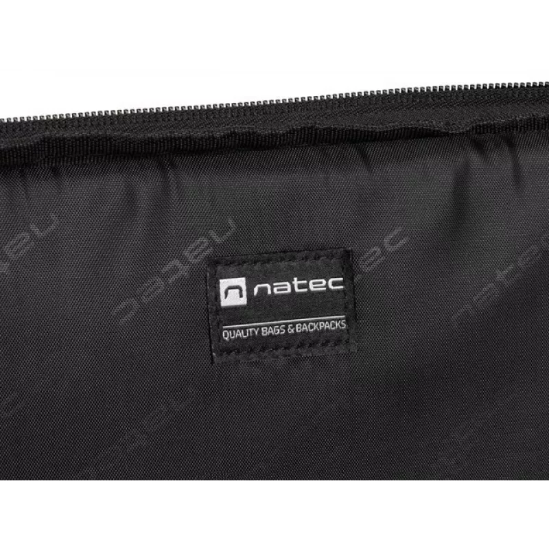 Aktentasche NATEC Goa für 39,6 cm (15,6 Zoll) Laptops, Polyester, 1 Fach, Schultergurt, schwarz