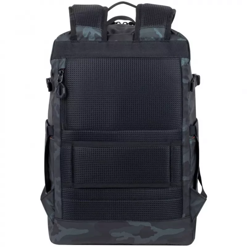 Rivacase Sherwood Rucksack Rucksack Camouflage, Navy Polyester, Polyurethan