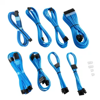 CableMod RT-Series PRO ModMesh 12VHPWR Dual Kabel Kit für ASUS/Seasonic, hellblau