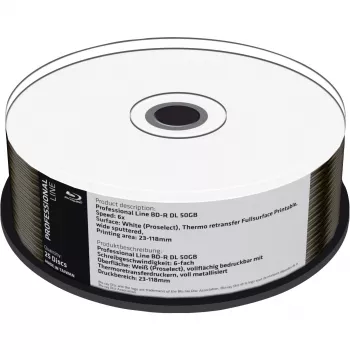 BD-R DL MediaRange 50GB 25er-Pack