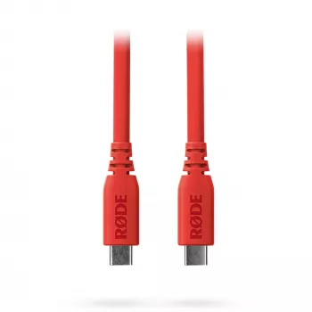 Rode SC27-R USB-C-auf-USB-C-Kabel, USB 3.2 Gen1, Rot (2m, PD)