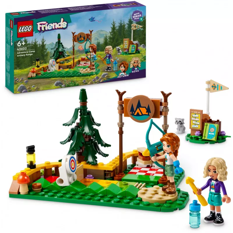 LEGO Friends Bogenschießen-Abenteuercamp 42622 — 157 Teile, 2 Minifiguren, Alter 6+