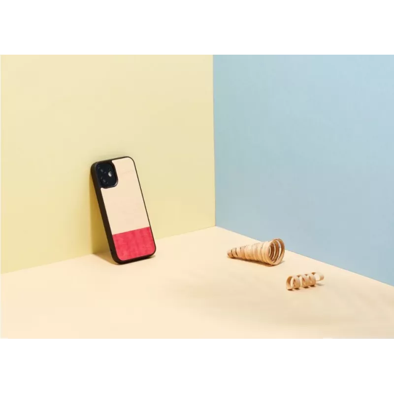 Schutzhülle man and wood für iPhone 12 mini – schwarz
