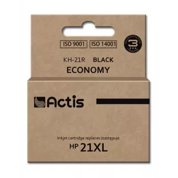Tintenpatrone ACTIS KH-21R kompatibel für HP 21XL C9351A – Schwarz, Pigmenttinte 20 ml, hohe (XL) Reichweite, Einzelpackung