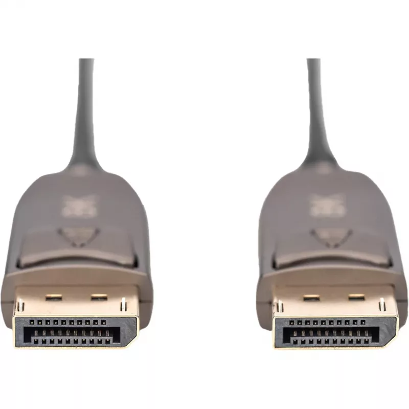 DisplayPort AOC Hybrid-Glasfaserkabel, UHD 8K (schwarz, 30 Meter)