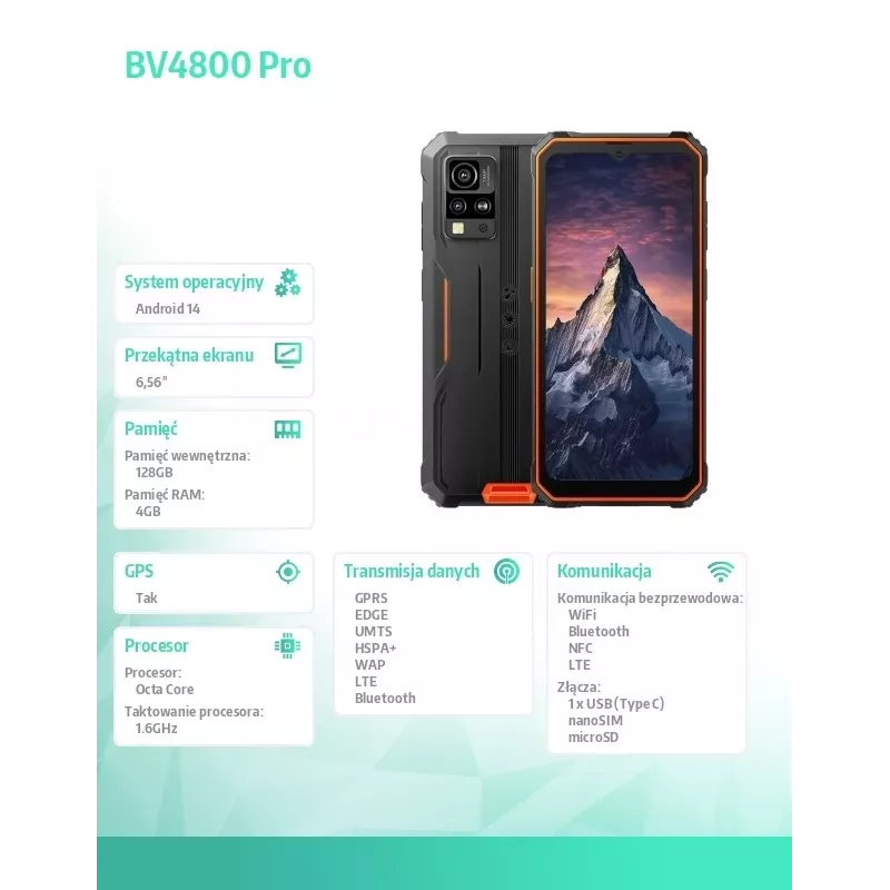 Blackview BV4800Pro 4GB/128GB Orange