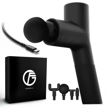 Extralink Massage Gymgun Fit 2.0 Lite Massagepistole, 4 Aufsätze, 6 Modi