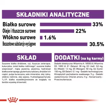 Trockenfutter für Katzen Royal Canin Sensible 33 4 kg – Ausgewachsene Katzen, Geflügel & Reis, Protein 33%, Fett 22%