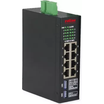 Managebarer Ethernet-Switch ROLINE 21.13.1134 — 8 Ports 1 Gbit/s