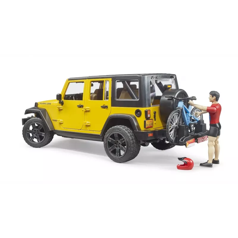 Jeep-Spielzeug BRUDER 02543 für Mountainbike- und Radfahrer-Thema, ABS, mehrfarbig, ab 4 Jahren