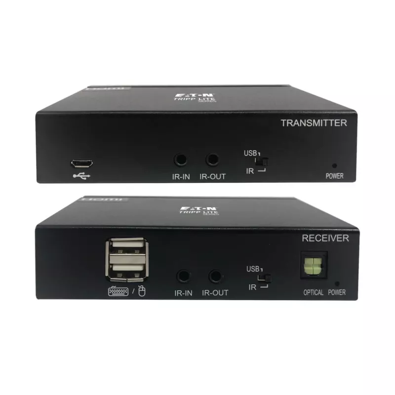 Eaton Tripp Lite Series USB-C auf HDMI über Cat6 Extender-Kit mit KVM-Unterstützung, 4K 60Hz, 4:4:4, Sender/Empfänger, USB, PoC, HDCP 2.2, bis zu 70 m, TAA - Erweiterung für Video