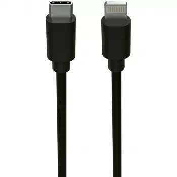 Handykabel Ansmann 1700-0106 Schwarz USB C Lightning 0,12 m