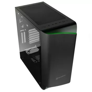 SilverStone Seta A1 Midi-Tower, Tempered Glass - schwarz