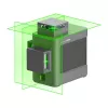 Grüner Kreuzlinienlaser HOTO QWFGJ002 — max. Reichweite 30 m, Innenausrichtungswerkzeug
