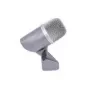 Instrumentenmikrofon Omnitronic 13030902 — kabelgebundenes XLR-3, 50–15000 Hz, -55 dB Empfindlichkeit, silber, DC-Betrieb