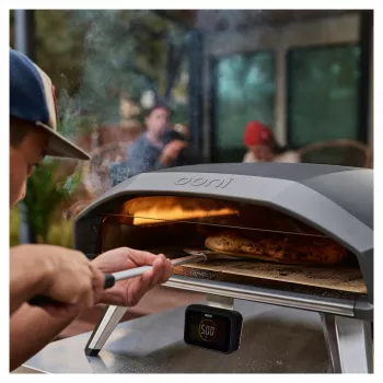 Ooni Koda 2 Pro Pizzamaker Schwarz Silber 1 Pizza 46 cm