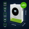 Qoltec Hybrid-Solarwechselrichter Off-Grid 11000W