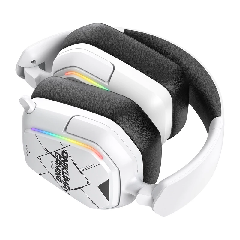 Kabelgebundenes/kabelloses Headset Onikuma GT883 weiß — Bluetooth- und Kabelverbindung, Over-Ear-Design