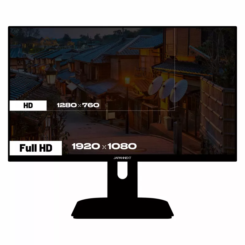 JAPANNEXT JN-IPS238FHD200F-HSP-CAMO Computermonitor 61 cm (24 Zoll) 1920 x 1080 Pixel Full HD LCD Schwarz